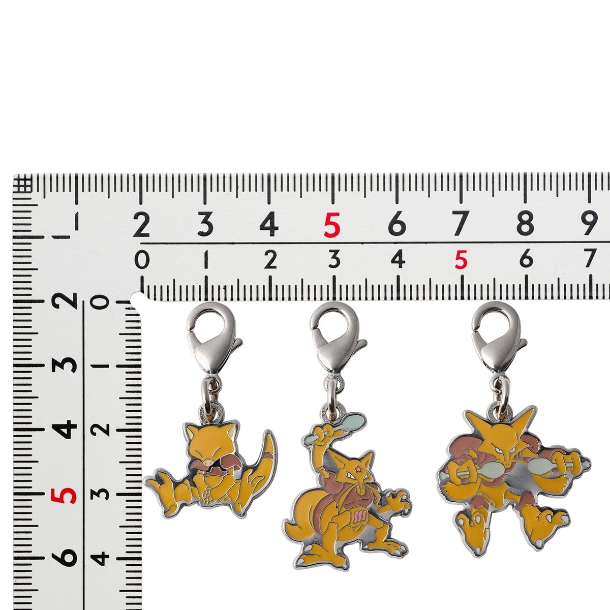 Abra, Kadabra, Alakazam - National Pokédex Metal Charm Keychain