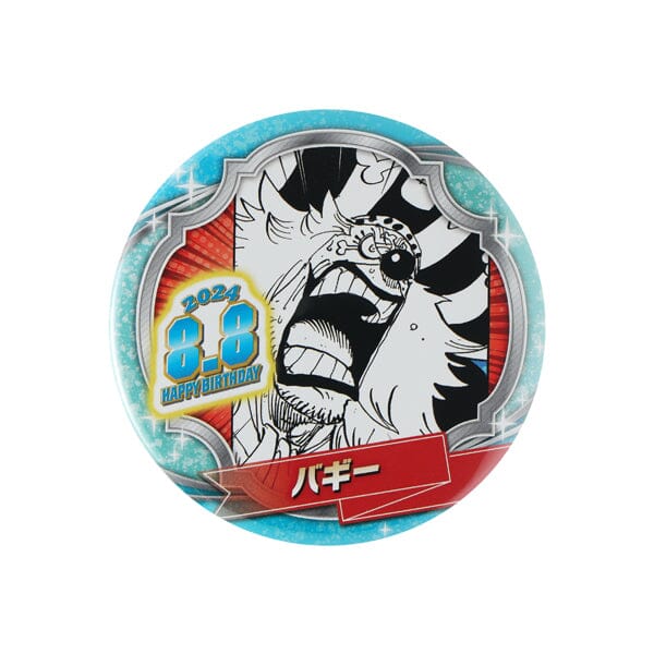 Buggy Birthday Tin/Can Badge - ONE PIECE | Authentic Japanese ONE