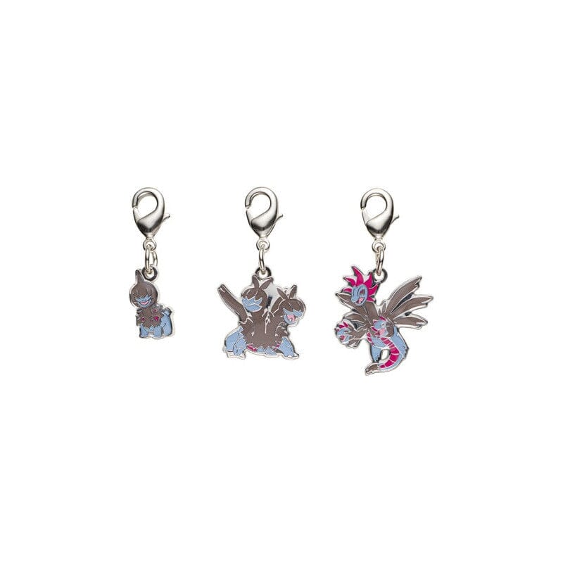 Deino, Zweilous, Hydreigon National Pokédex Metal Charm Keychain 633