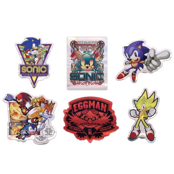 EGGMAN Prism Travel Sticker (2) - Sonic the Hedgehog | Authentic