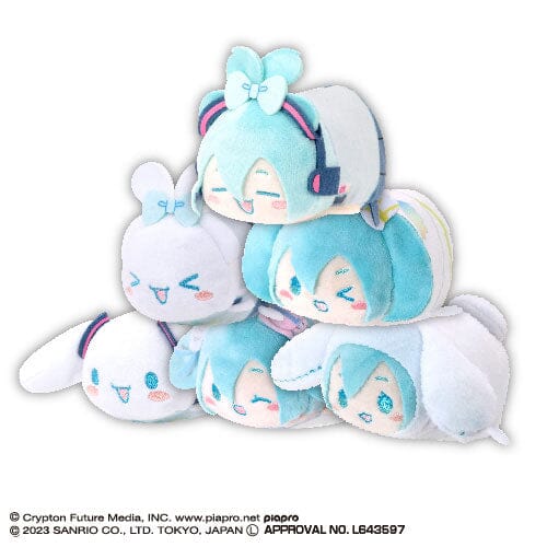 Hatsune Miku x Cinnamoroll Potekoro Mascot (6Pack BOX) | Authentic