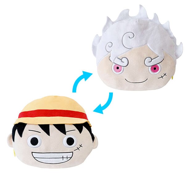 Luffy (Gear 5) Reversible Cushion | Authentic Japanese ONE PIECE