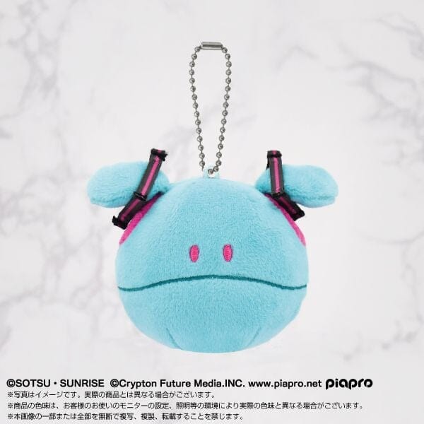 Miku Haro Mascot Plush - Gundam 45th Anniversary x Hatsune Miku