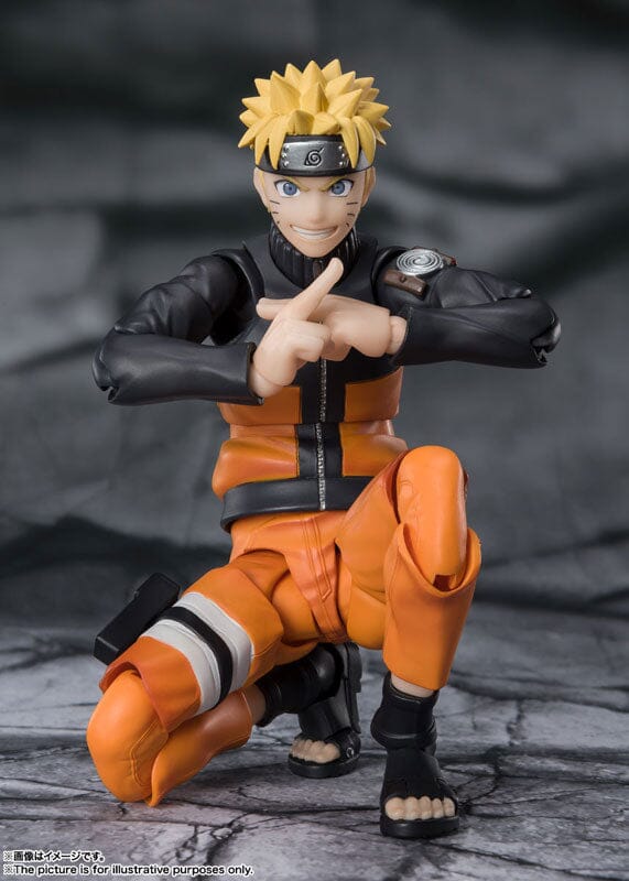 NARUTO フィギュア Naruto Uzumaki S.H.Figuarts Figure -Jinchuuriki of the Nine