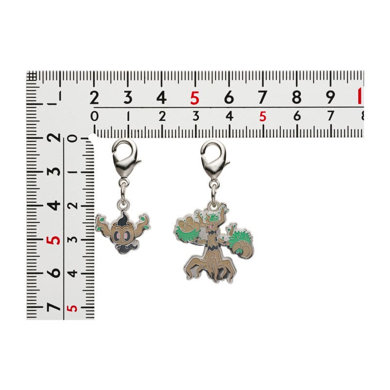 Phantump, Trevenant - National Pokédex Metal Charm Keychain #708