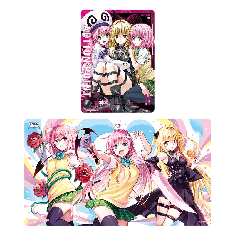 UNION ARENA(ユニオンアリーナ) UNION ARENA To Love-Ru Action Point Playmat & Action Point Card Set To Love-Ru Series - UNION ARENA