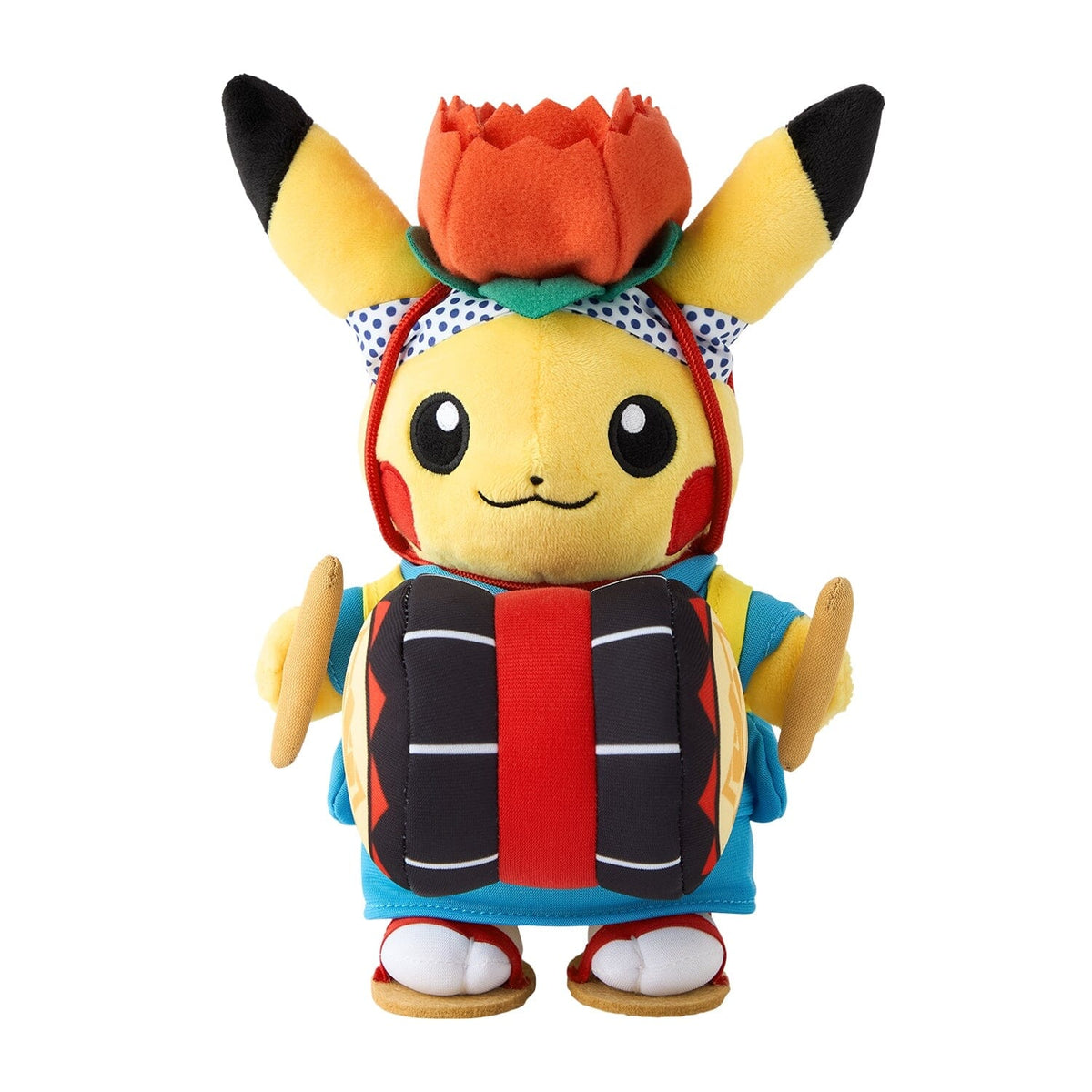 Sansa Odori Matsuri Pretend Pikachu Plush - Pokémon Center Tōhoku