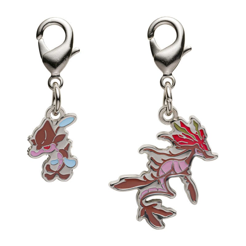 Skrelp, Dragalge - National Pokédex Metal Charm Keychain #690