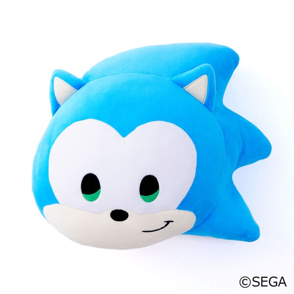 Sonic Face Cushion Plush - SONIC＆FRIENDS | Authentic Japanese