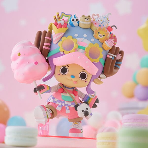 HARAJUKU CHOPPER フィギュア&ポストカード&缶バッジ&紙袋 4点 TOEI ANIMATION COLLECTION HARAJUKU CHOPPER Figure - ONE