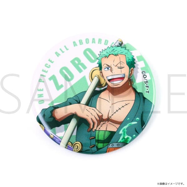 Zoro Can Badge ALL ABOARD！- ONE PIECE | Authentic Japanese ONE