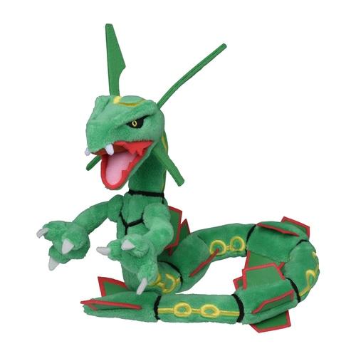 MEGA RAYQUAZA Plushies, green and SHINY Pokémon Center stuffed animals! 