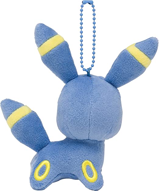 Umbreon Mascot Plush Keychain Mix Au Lait, Authentic Japanese Pokémon Plush