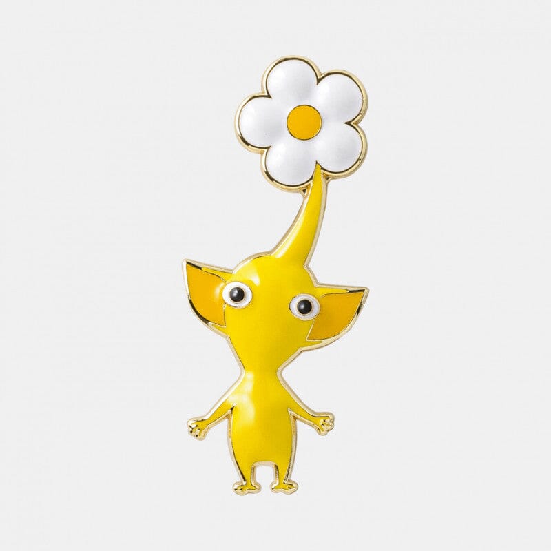 Yellow PIKMIN Badge | Authentic Japanese Pikmin Merch | Worldwide