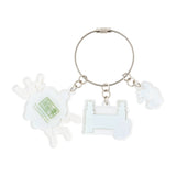 3-Piece Acrylic Keychain Wild Zone "An Elegant Day in Lumiose" - Authentic Japanese Pokémon Center Merch 