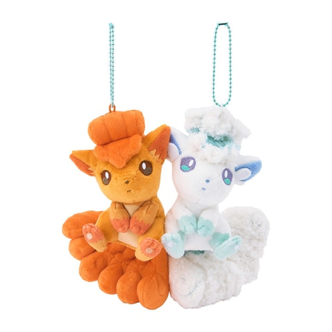 Vulpix ＆ Alolan Vulpix Paired Mascot Plush (Magnetic) - Nitamono Doushi (Look Alike) Pokémon!