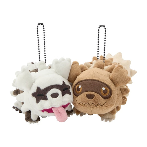 Zigzagoon ＆ Galarian Zigzagoon Paired Mascot Plush (Magnetic) - Nitamono Doushi (Look Alike) Pokémon!