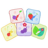 5-Piece Pikmin Mini Towel Set - Authentic Japanese MARUSHIN Towel (cotton) 