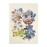 A4 Clear File "An Elegant Day in Lumiose" - Authentic Japanese Pokémon Center Merch 