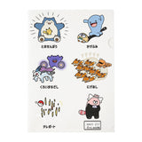 A4 Clear File (Set of 2) Pokémon Escape (Run) - Authentic Japanese Pokémon Center File Folder 