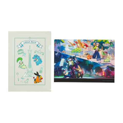 A4 File Clear File Folder (Set of 2) Pokémon LEGENDS Z-A - Authentic Japanese Pokémon Center File Folder 