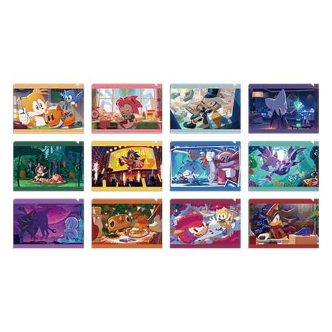 A5Clear File Collection (SONIC PICT) - Sonic the Hedgehog (12Pcs/BOX) - Authentic Japanese SEGA File Folder 