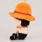 Ace Plush Keychain Banzai! - ONE PIECE - Authentic Japanese TOEI ANIMATION Mascot Plush Keychain 