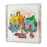 Acrylic Block Pokémon Timeless Adventure Kanto - Authentic Japanese Pokémon Center Acrylic Stand 