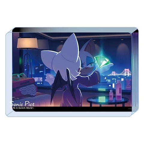 Acrylic Block SONIC PICT 2023/04 - Sonic the Hedgehog - Authentic Japanese SEGA Acrylic Stand 