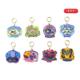 Acrylic Keychain Collection Munching Watching! (8Pcs/BOX) - Authentic Japanese Pokémon Center Keychain 