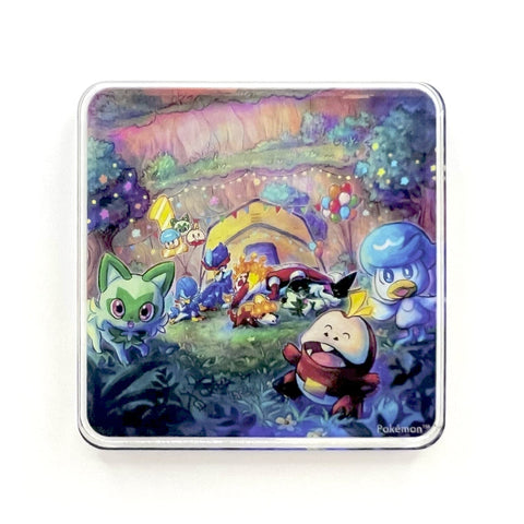 Acrylic Magnet 1st Anniversary Festival - Pokémon Sleep - Authentic Japanese Pokémon Center Magnet Toy 