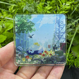 Acrylic Magnet Old Gold Power Plant - Pokémon Sleep - Authentic Japanese Pokémon Center Magnet Toy 