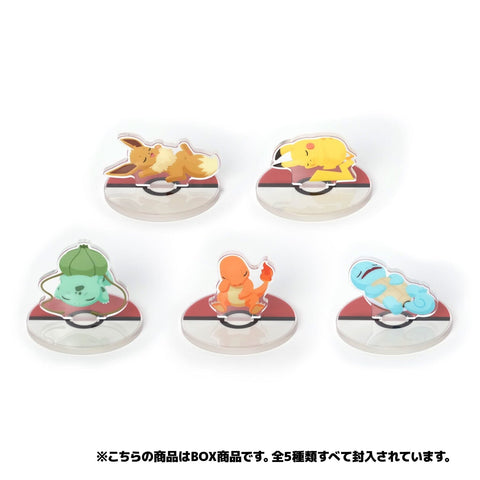 Acrylic Stand "Goodnight" vol.1 - Pokémon Sleep (5Pcs/BOX) - Authentic Japanese Pokémon Center Acrylic Stand 