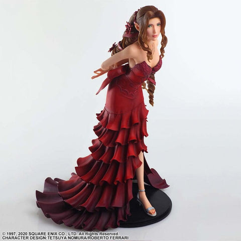 Aerith Gainsborough Figure (Dress Ver.) STATIC ARTS Final Fantasy VII Remake - Authentic Japanese Square Enix Figure 