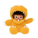 Agumon Plush Digimon x Monchhichi Anniversary Collaboration - Digimon Adventure - Authentic Japanese TOEI ANIMATION Plush 