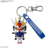 Ailestpla-kun 3D Rubber Mascot Keychain - Mobile Suit Gundam - Authentic Japanese Bandai Namco Keychain 