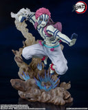 Akaza Figuarts ZERO Figure "Upper Rank Three" - Demon Slayer: Kimetsu no Yaiba the Movie: Mugen Train - Authentic Japanese Bandai Namco Figure 