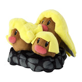 Alolan Dugtrio Plush Pokémon fit - Authentic Japanese Pokémon Center Plush 
