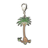 Alolan Exeggutor - National Pokédex Metal Charm Keychain #A103 - Authentic Japanese Pokémon Center Keychain 