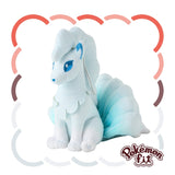 Alolan Ninetales Plush Pokémon fit - Authentic Japanese Pokémon Center Plush 
