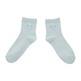 Alolan Vulpix Midle Socks (23-25cm) One-point Glitter - Authentic Japanese Pokémon Center Socks (cotton) 