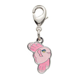 Alomomola - National Pokédex Metal Charm Keychain #594 - Authentic Japanese Pokémon Center Keychain 