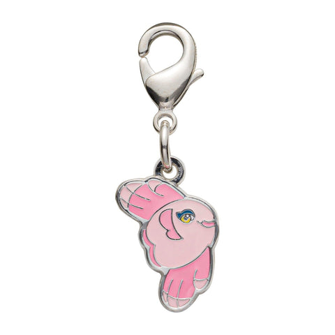 Alomomola - National Pokédex Metal Charm Keychain #594 - Authentic Japanese Pokémon Center Keychain 