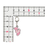 Alomomola - National Pokédex Metal Charm Keychain #594 - Authentic Japanese Pokémon Center Keychain 