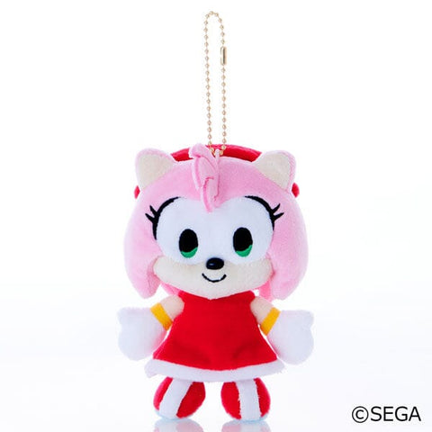 Amy Mascot Plush Keychain - SONIC＆FRIENDS - Authentic Japanese SEGA Mascot Plush Keychain 