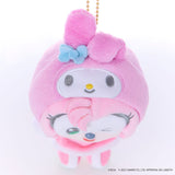 Amy × My Melody Mascot Plush - SONIC＆FRIENDS Sanrio characters - Authentic Japanese SEGA Mascot Plush Keychain 
