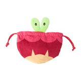 Applin Pouch Bag Plush POKÉMON NYORO NYORO FRIENDS - Authentic Japanese Pokémon Center Pouch Bag 