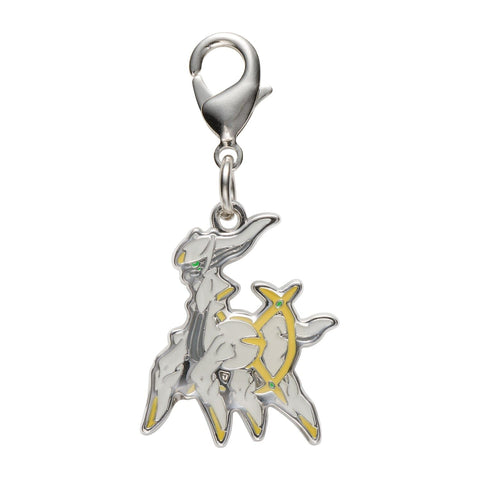 Arceus - National Pokédex Metal Charm Keychain #493 - Authentic Japanese Pokémon Center Keychain 
