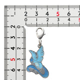 Articuno - National Pokédex Metal Charm Keychain #144 - Authentic Japanese Pokémon Center Keychain 
