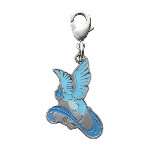 Articuno - National Pokédex Metal Charm Keychain #144 - Authentic Japanese Pokémon Center Keychain 
